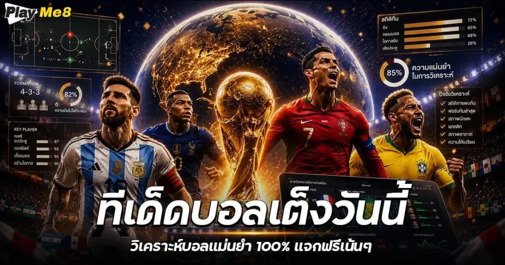 ทีเด็ดบอลเต็งวันนี้