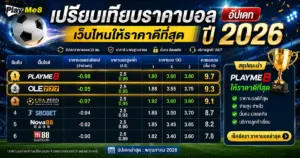 เปรียบเทียบราคาบอล
